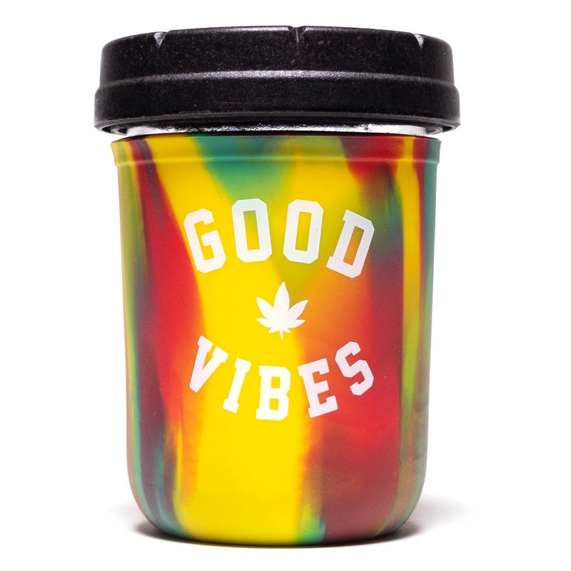 Re:Stash - Rasta Tie Die "Good Vibes" Jar - 8oz - The Cave