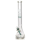 US Tubes - 18" Beaker 50x9 - Constriction - White & Teal Vertical Label - The Cave