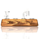 ROOR - Small 4 Hole Slide Holder - 14mm - Dark Wood - The Cave