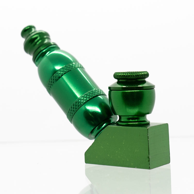 Metal Pipe - Stand Up - Double Chamber - Green - The Cave