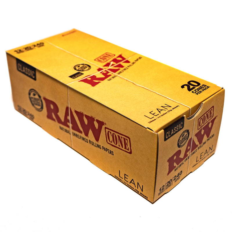 RAW - Lean - 20 Cones - 12 Pack Box - The Cave