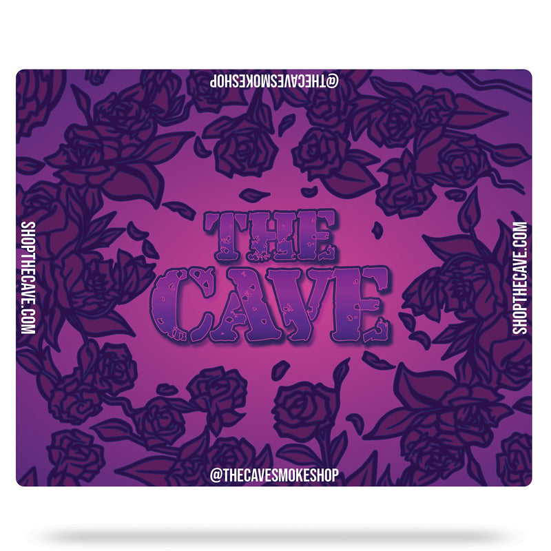 The Cave Smoke Shop - Landing Pad - Medium Square - Purple Rose - The Cave
