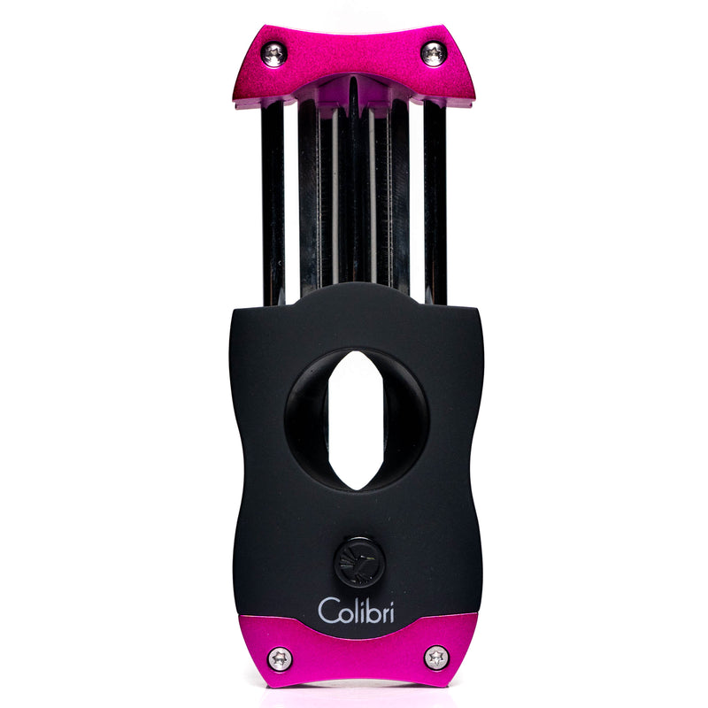 Colibri - Cigar Cutter - V-Cut - Black & Pink - The Cave