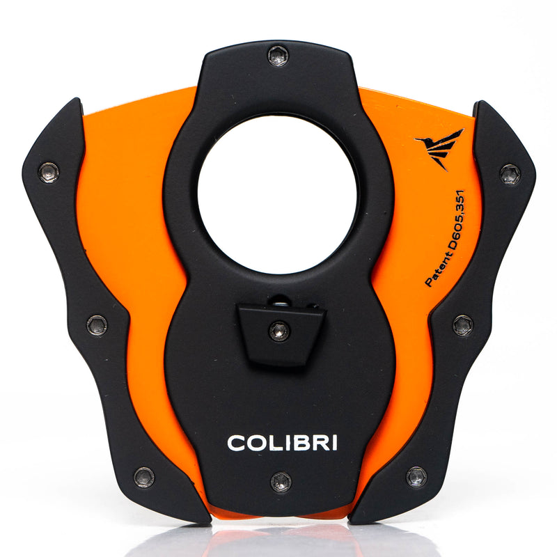 Colibri - Cigar Cutter - Cut - Black w/ Orange Blades - The Cave