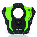 Colibri - Cigar Cutter - Cut - Black w/ Green Blades - The Cave