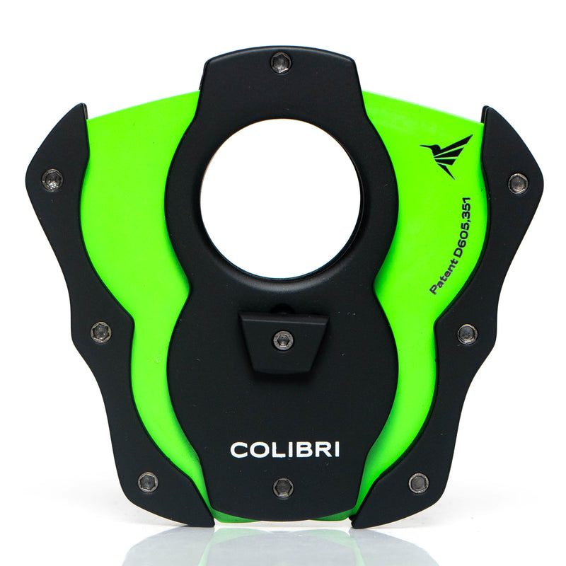 Colibri - Cigar Cutter - Cut - Black w/ Green Blades - The Cave