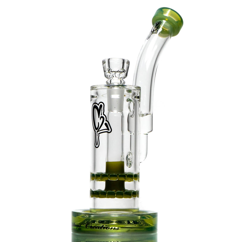 C2 Custom C. - Double Ratchet Bubbler - 50mm - Multi Slyme Accents - The Cave