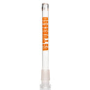 US Tubes - 18/14mm Female 5 Slit Downstem 6.0" - Clear w/ Orange Label - The Cave