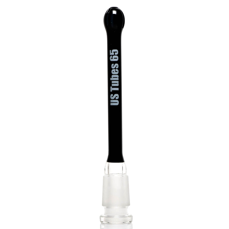 US Tubes - 24/14mm Female 3 Slit Downstem 6.5" - Black - The Cave