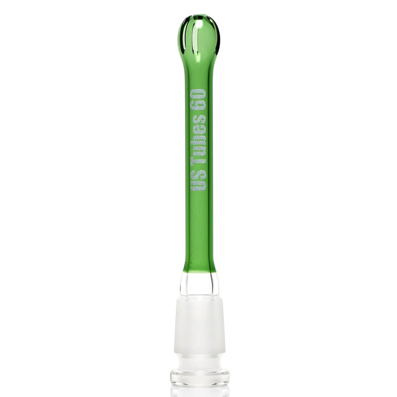 US Tubes - 24/14mm Female 3 Slit Downstem 6.0" - Green - The Cave