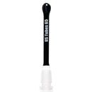 US Tubes - 24/18mm Female 3 Slit Downstem 6.5" - Black - The Cave