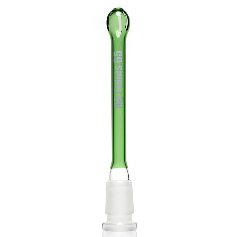 US Tubes - 24/18mm Female 3 Slit Downstem 6.5" - Green - The Cave