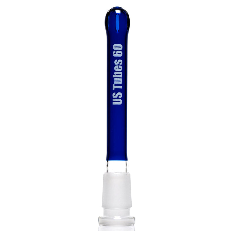 US Tubes - 24/18mm Female 3 Slit Downstem 6.0" - Blue - The Cave