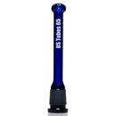 US Tubes - 29/18mm Female Circ Downstem 6.5" - Blue w/ White Label - The Cave