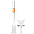 US Tubes - 10" Beaker 32x5 - Orange Highway Outline - The Cave