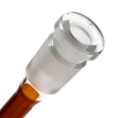 US Tubes - 24/14mm Female 3 Slit Downstem 6.5" - Amber - The Cave