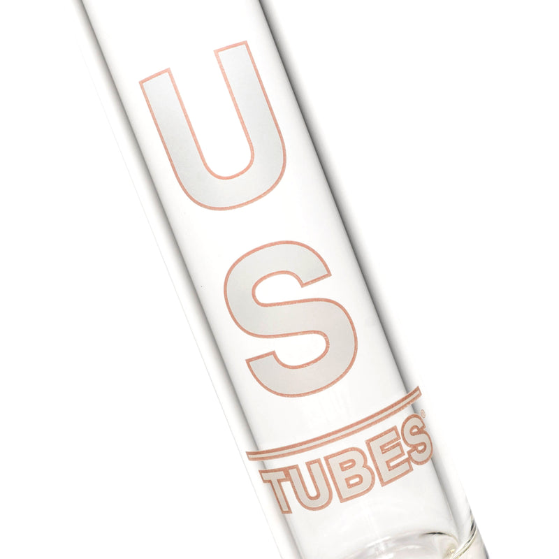US Tubes - 14" Beaker 50x5 - Constriction - Pink Vertical Label - The Cave