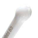 US Tubes - 29/18mm Female 3 Slit Downstem 6.5" - White - The Cave