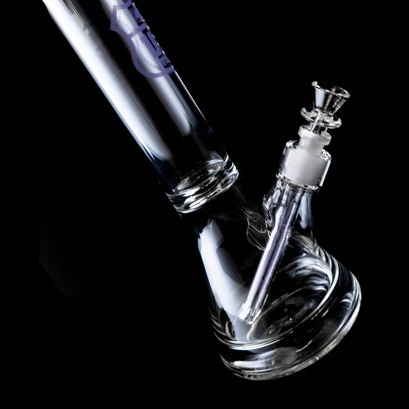 US Tubes - 14" Beaker 50x5 - Constriction - Purple Highway Outline - The Cave