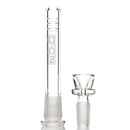 ZOB Glass - 15" Straight 4 Arm Tree Perc - Pyramids Label - Orange & Black - The Cave