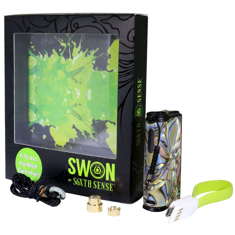 S6xth Sense - Swan Vaporizer - Yellow Shell - The Cave