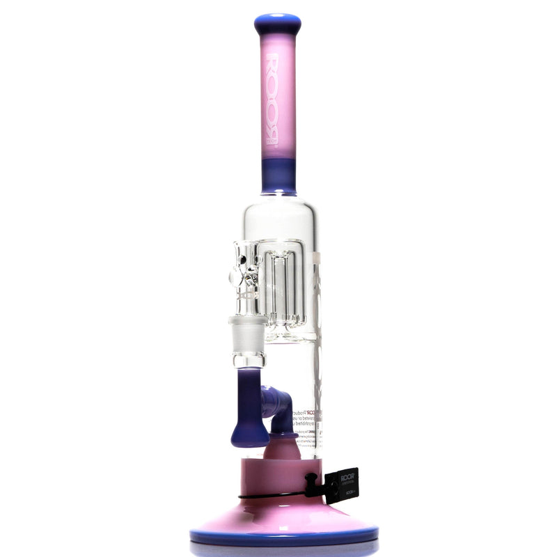 ROOR - Fixed Barrel Bubbler - Milky Pink & Purple - White Label - The Cave